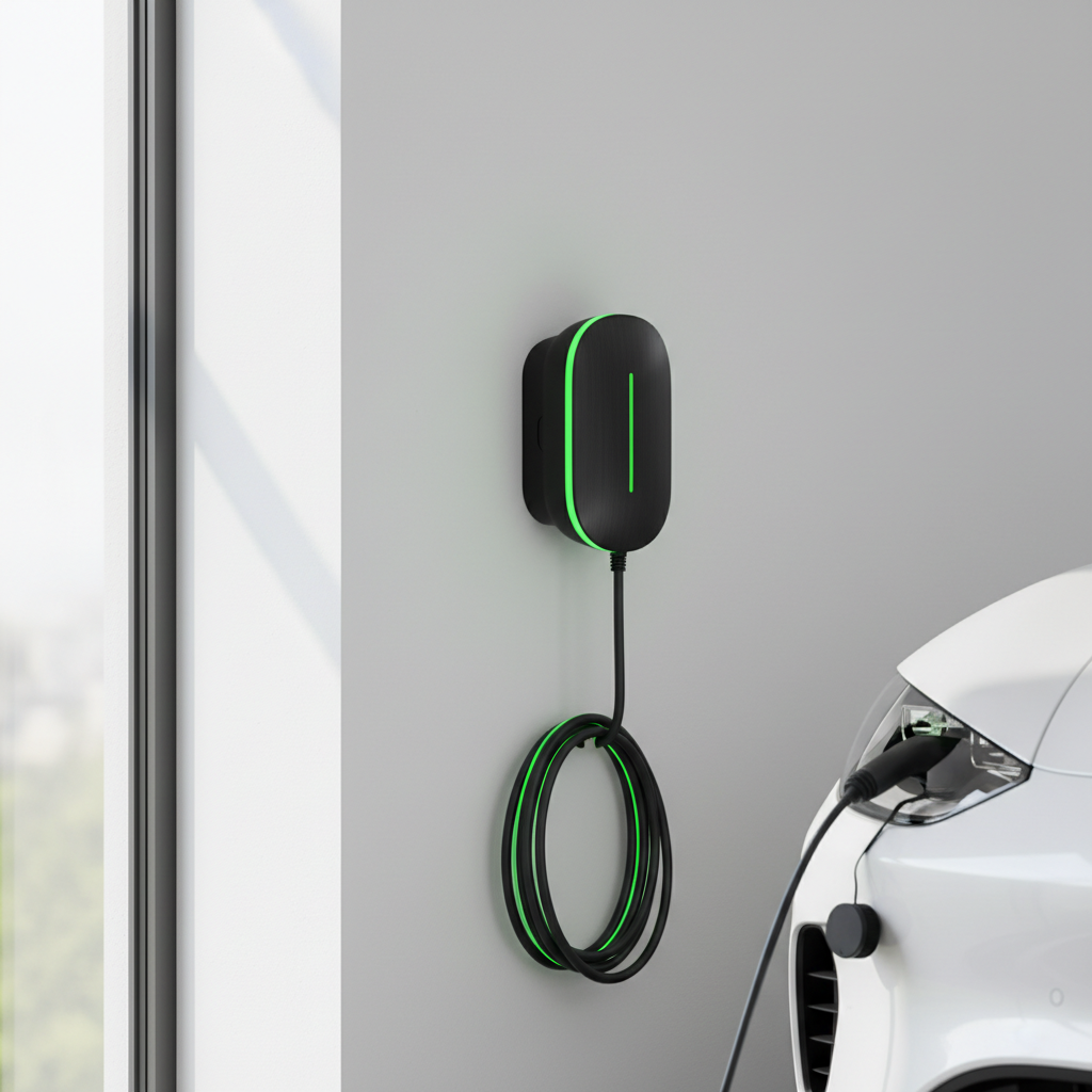 Electric car using a home EV charger